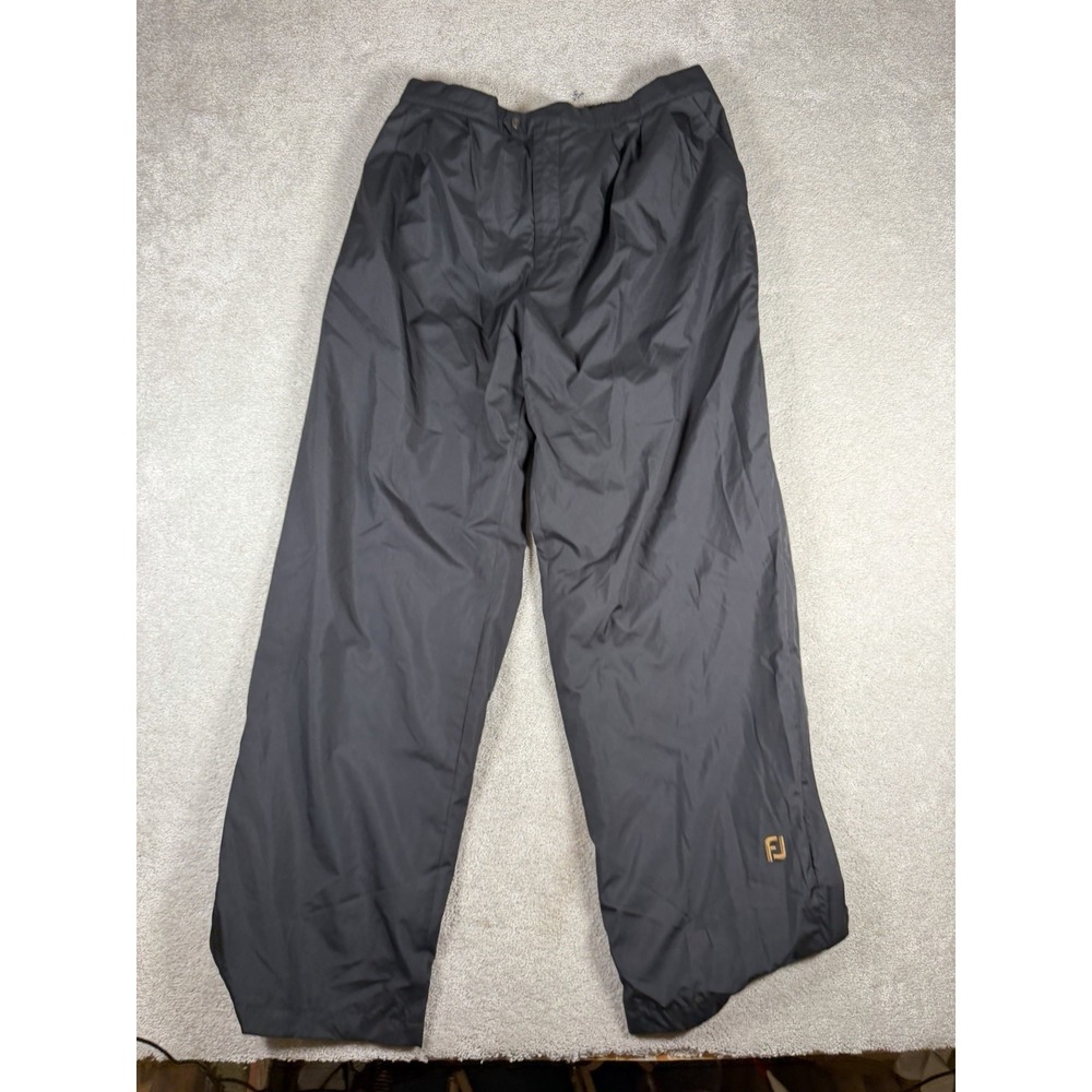 DryJoys By FootJoy Pants Mens XL Black Rain Pants Water Resistant All Weather